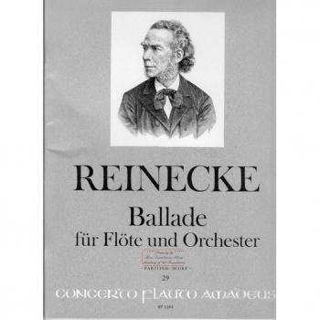 Partitura de Balada Op. 288 para Flauta y Orquesta