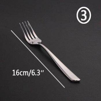 6 Stainless Steel Salad and Dessert Forks