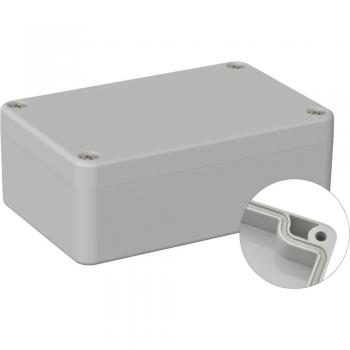 Caisse Polycarbonate Tru Components TC‑9065440 – Dimensions 98 × 64 × 36,4 mm – Gris Clair RAL 7035