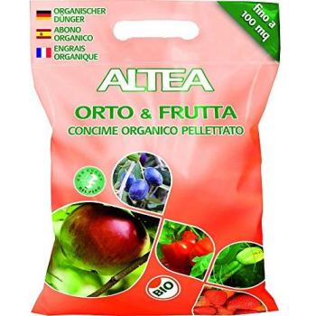 Altea Fertilizzante Organo‑Pellet per Ortaggi e Piante da Frutto (5 kg)