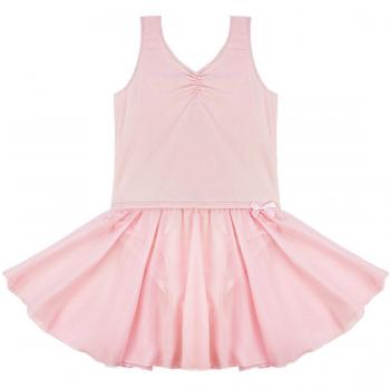 Youth Ballet Dress & Skirt Set – Pink V-Cut (5-6)
