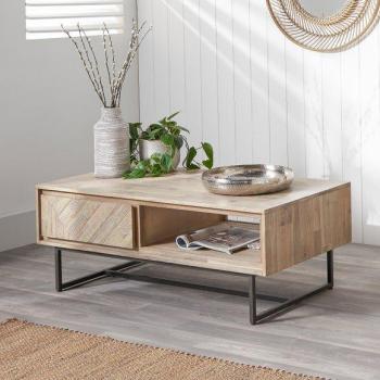 Natural Acacia Wood Coffee Table by Pacific