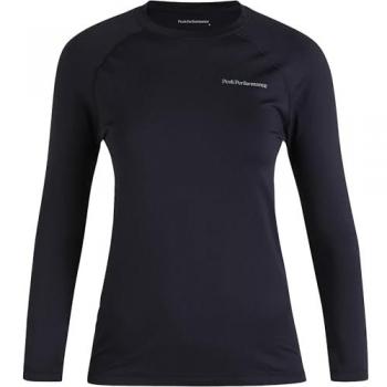 Peak Performance Women's Base Layer Long Sleeve Crew Black