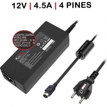 Cargador de 12V 4.5A para Pantalla TFT