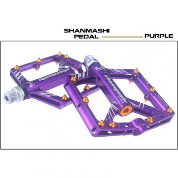 Ultra-Thin Non-slip Bicycle Pedals with 4 Bearings