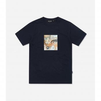 T-shirt Nicce Aerial Box Blu XS