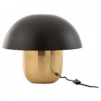 Lumière de Table “J‑LINE Champignon” 40 cm Noir & Or