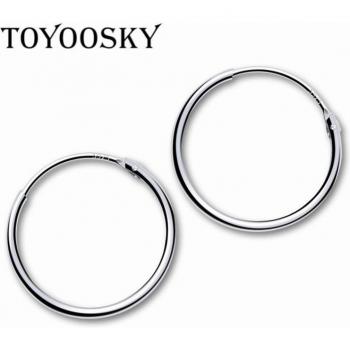 Large Size S925 Sterling Silver Hoop Earrings