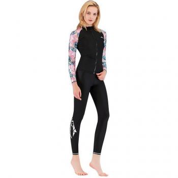 Damen Vollkörper-Rashguard Langarm mit UPF 50+ & Ausschlagschutz – Ober