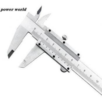 Instrumento Vernier de Metal 6” con Rango 0‑150 mm y Resolución 0,05 mm