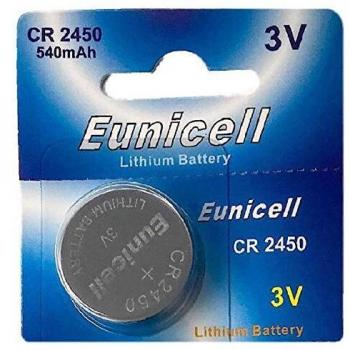 Eunicell CR2450 3V Lithium Button Cell Battery