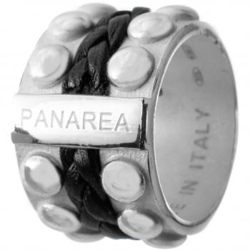Panarea Anello Argento-Nero AS858PLVE Taglia Unica