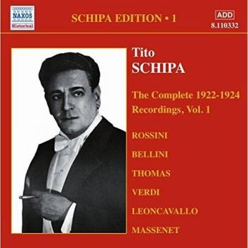Tito Schipa : Récital, Volume 1