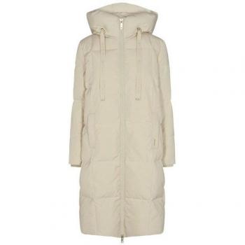 White Nova Square Down Jacket for Women
