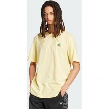 T-shirt Jaune à Imprimé Plage