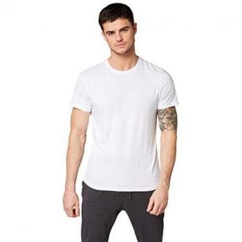 TOM TAILOR Doble Pack Camisetas Hombre, manga corta, color blanco