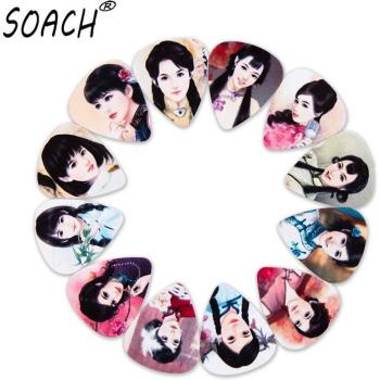 SOACH 50pcs Plucked Instrument Picks