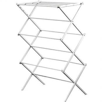 Tendedero Plegable Blanco de Acero Inox