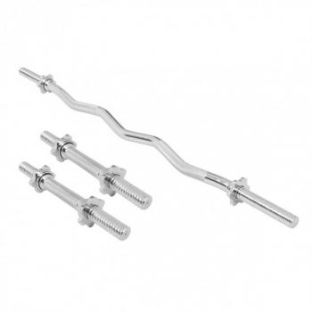 Pack de Fuerza Gorilla Sports: Mancuernas y Barra Curl SZ