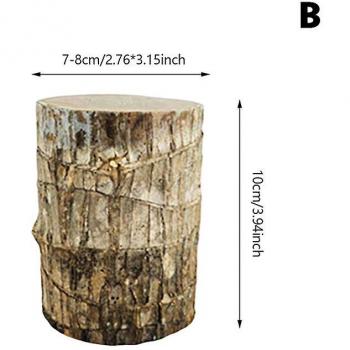 Bois de l'élément « Raise Lucky Wood » – plante verte, 7 cm
