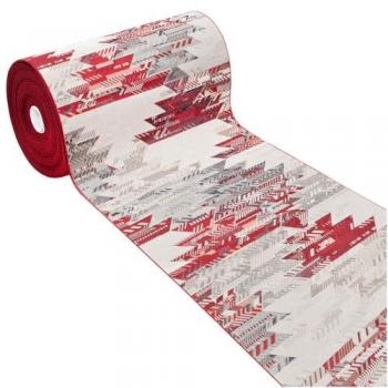 Tapis de Cuisine Moderne Bordeaux 54x140 cm