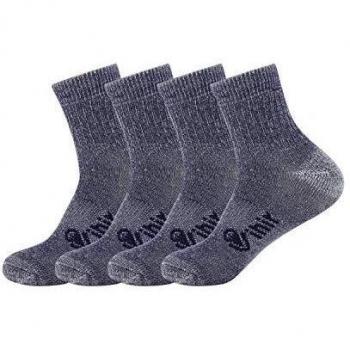 Vihir ThermoMerino Performance Crew Socks – Navy 4-Pack