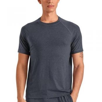 Calida DSW Warming Kurzarmshirt Herren antibakteriell temperaturausgleichend feuchtigkeitsregulierend Grau S
