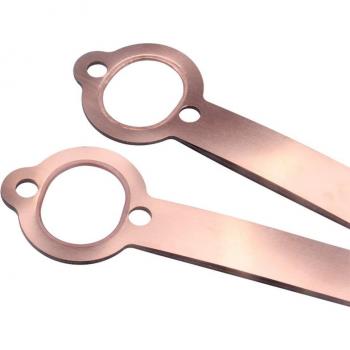 SBC Oval Port Copper Header Gaskets 1.8 x 1.5 Inch