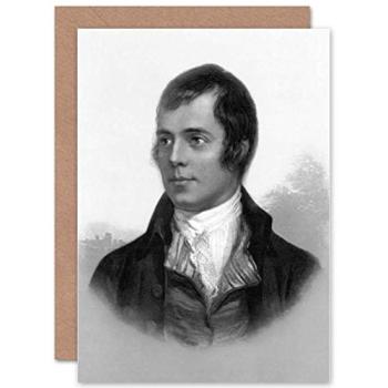 Grey Artery8 Robert Burns Portrait Card – Old Brown