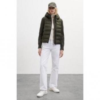 Ecoalf Giacca Denali in Maglia Verde per Donna