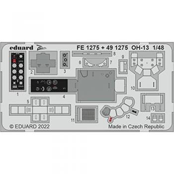 Eduard OH-13 Elicottero da Collezione 1/48