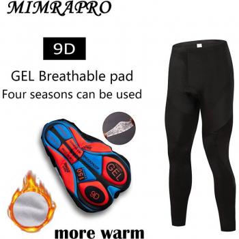 MIMRAPRO Vêtement Cycliste Noir Cachemire Longue Manche
