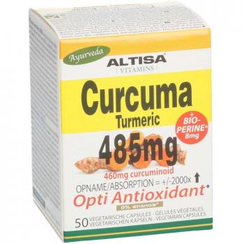 Altisa Curcuma et Piperine 485 mg 50 capsules végétales