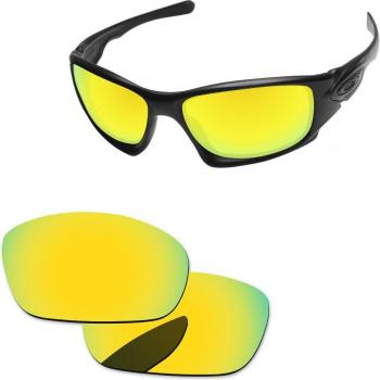 Soleil Vision Gold 24K – Lentilles Polycarbonate Miroir, Protection UV