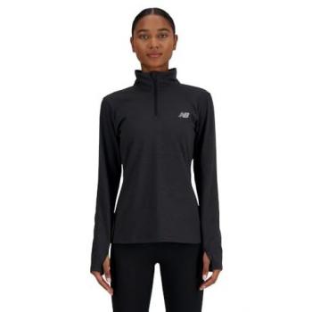 New Balance Maglietta Donna Manica Lunga Con Zip 1/2