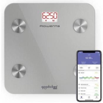 Goodvibes Rowenta BR9600 – Pèse-personne 100 g, écran LED rouge