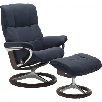 Stressless® Mayfair Relaxsessel‑Bundle (S, M, L) mit Sitzkissen und Hocker