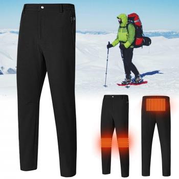 Pantalon thermique chauffant pour hommes lavable USB hiver ski équitation