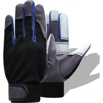 QIANGLEAF Multifunktionale Arbeitshandschuhe Schwarz Weiß 2710