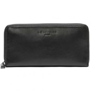 Hera Wallet in Black Leather