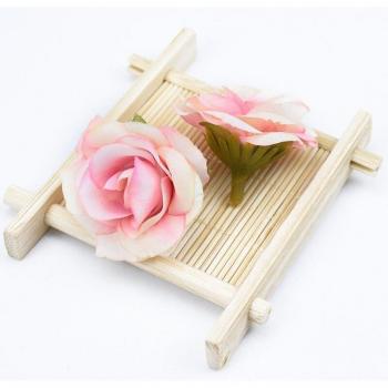 10pcs 4CM Multicolor Plastic Roses for DIY Wall Art
