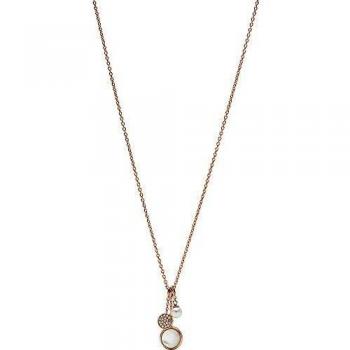 Collier pendentif Glitz Val, doré rose Fossil