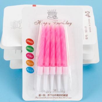 Velas de hilo de cristal para fiestas