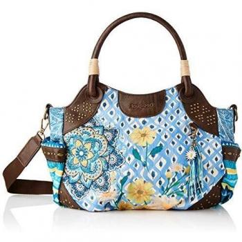 Desigual Blu Borsa Donna a Mano