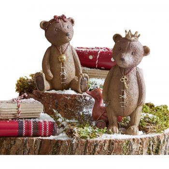 Set de 2 oursons décoratifs Bonnal