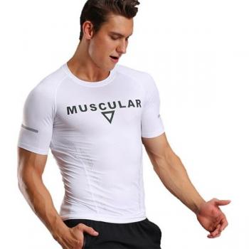 Herren Sport T-Hemd Kompression