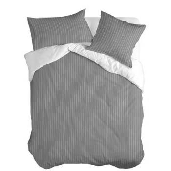 Basic Oxford Bettbezug Grau 260 x 220 cm