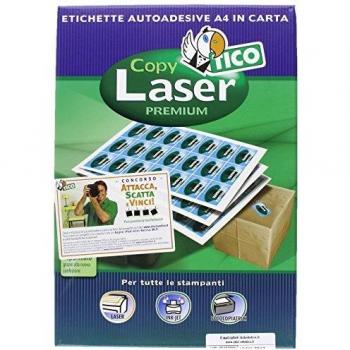 Tico LP4W-7042 Etichette Senza Margini, 70 x 42.3, Bianco, 100 Pe