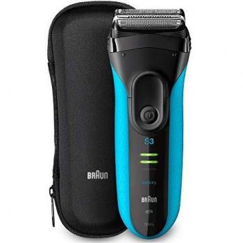 Braun Series 3 ProSkin 3045s Rasoir à Grille Tondeuse Noir, Bleu