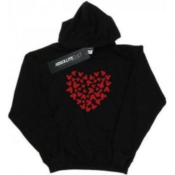 Disney Hoodie für Herren mit Mickey-Maus Herz XXL schwarz